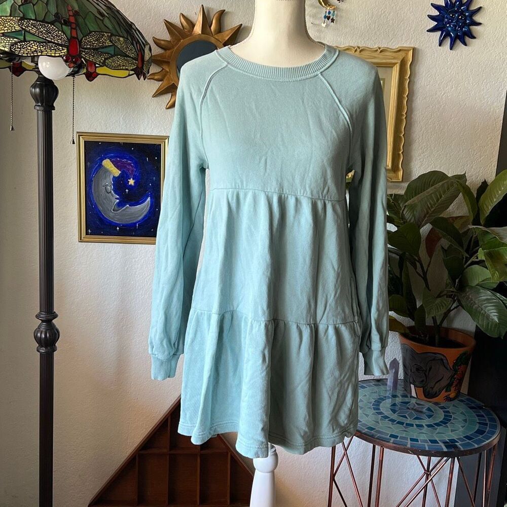 Aerie Size Small Light blue pullover Sweat shirt Dress